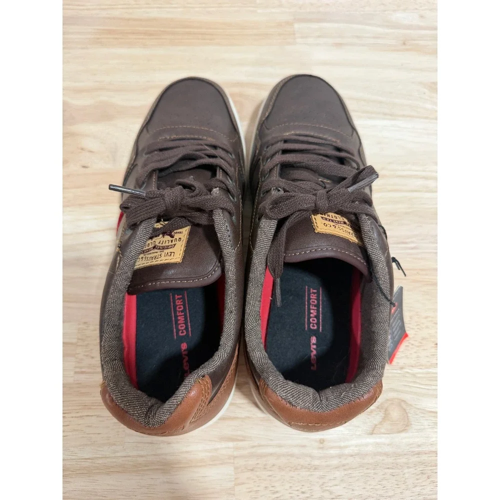 Levi's Comfort Sneakers Shoes Brown Casual NWT Men Size 9